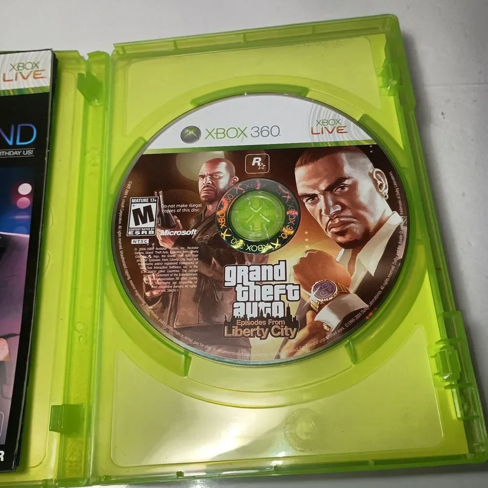 Grand Theft Auto: Episodes From Liberty City W/ Poster Xbox 360 CIB Video Game